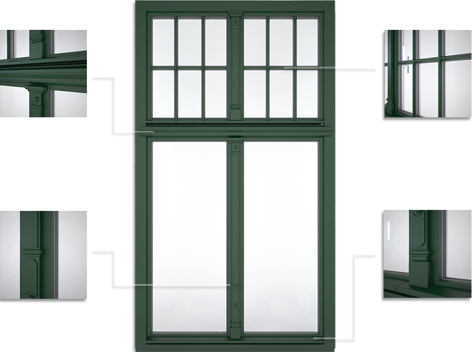 Denkmalgerechtes holzfenster